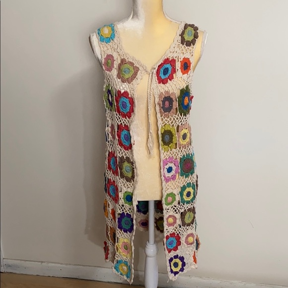 Jackets & Blazers - Amazing Crocheted Cotton Vest